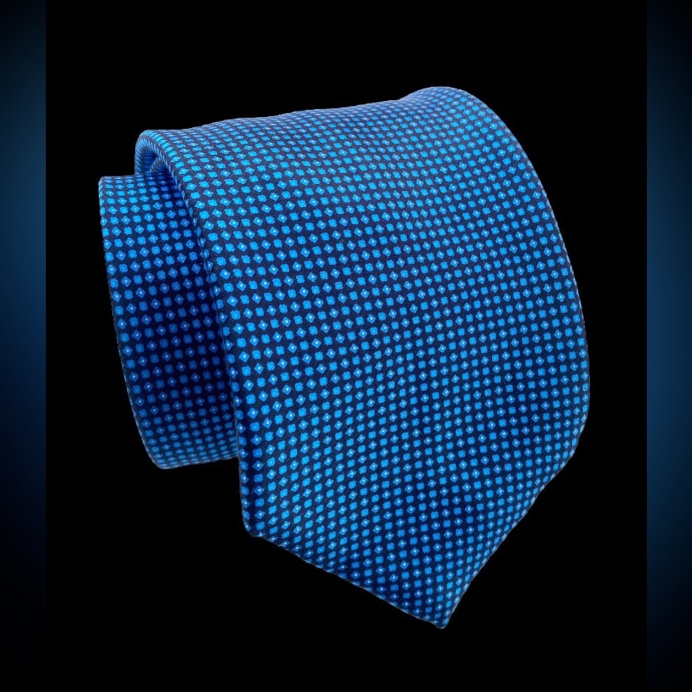 Stefano Ricci Blue Silk Tie Long